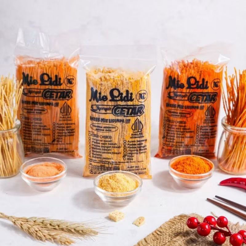 

Mie Lidi Cetar Bumbu Kering