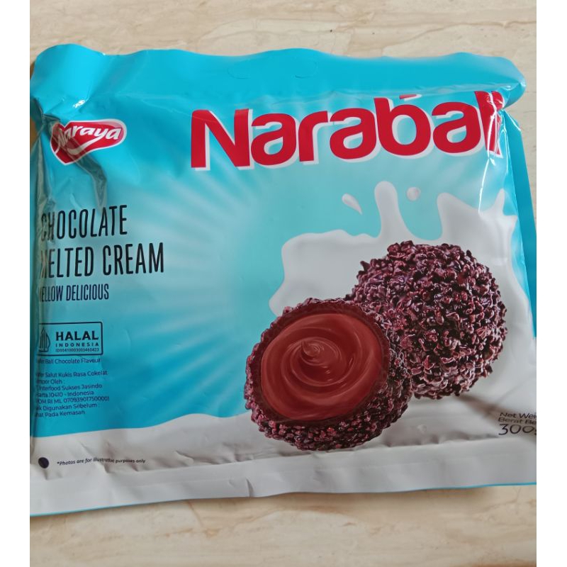 

Naraya Naraball Chocolate Melted Cream Kemasan 300 Gram