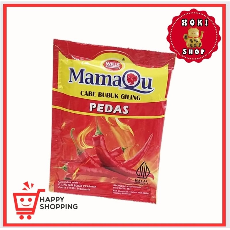 

Mamaqu Cabe Bubuk Giling Pedas 25gr / Bubuk Cabe / Cabe Giling