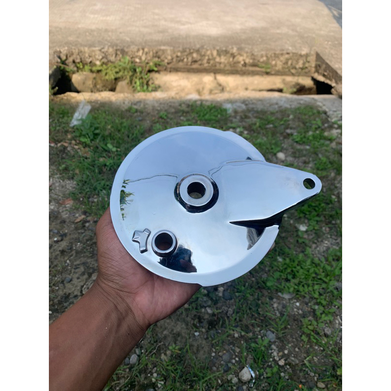 tutup tromol belakang rx king original chrome