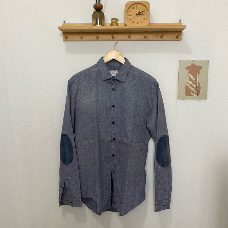 kemeja panjang pria ZARA MAN original size XL