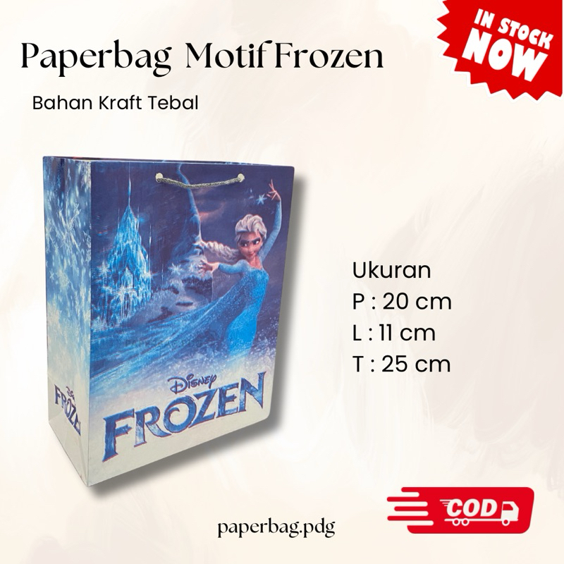 

Paperbag Motif Gambar Frozen Uk. 25x11x20 cm | READY STOCK | PaperbagGift | Tas Kado | Paperbag Barang | Paperbag Toko | Paperbag Cantik | Paperbag Full Print | Paperbag Tebal | Paperbag Kuat | Paperbag Terimakasih | Paperbag Ultah | Sempro
