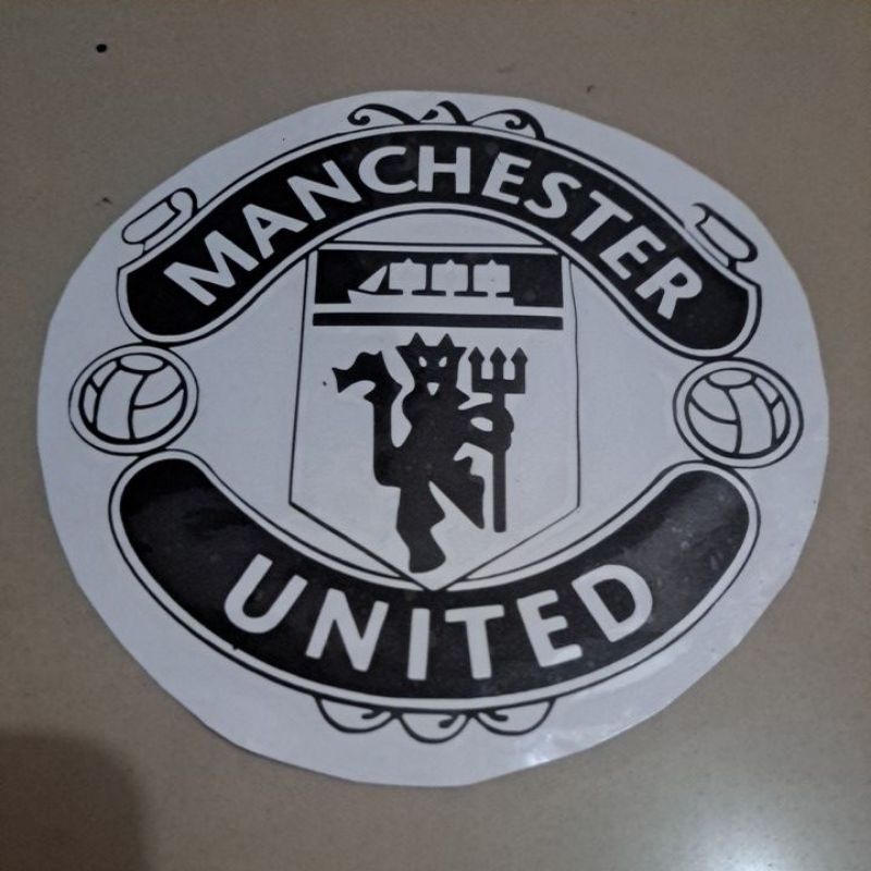 

Cutting Sticker Logo MU MANCHESTER UNITED CLUB BOLA