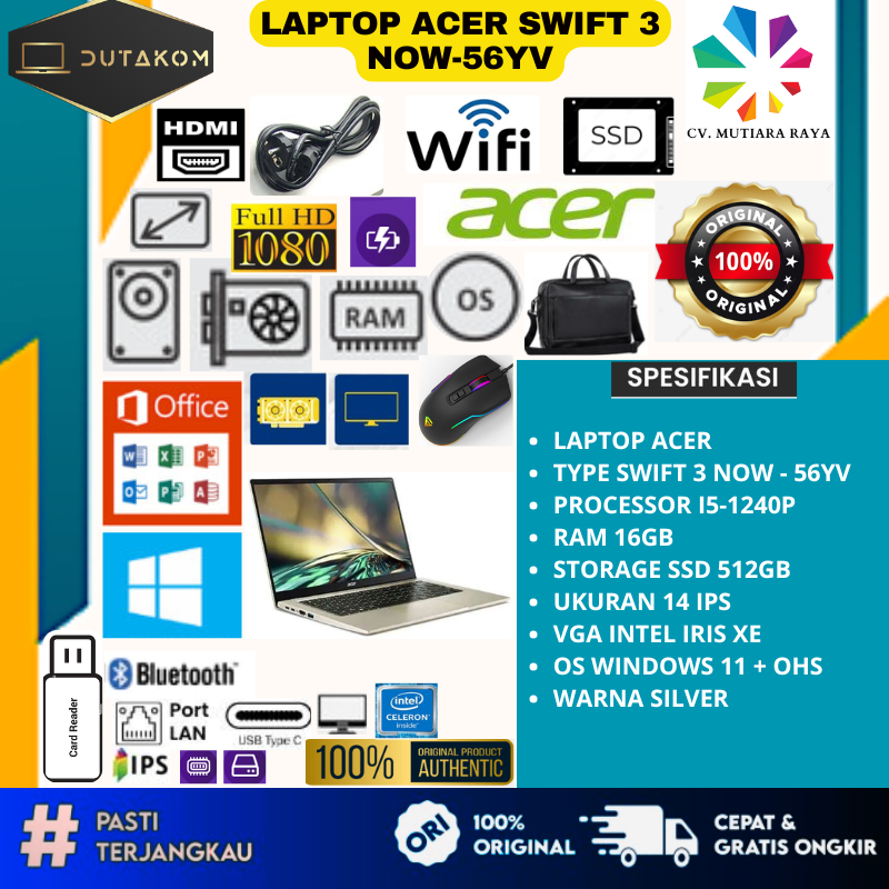 LAPTOP ACER SWIFT 3 NOW-56YV