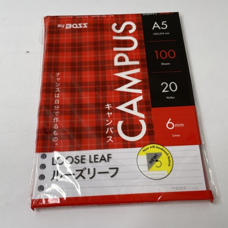 

isi binder A5 big boss isi 100 dan 50