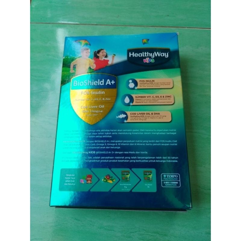 

SUSU HEALTYWAY 3+ KEMASAN 725GR RASA MADU