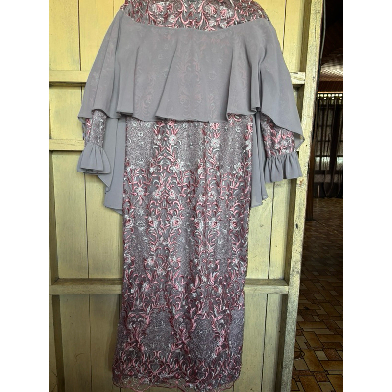 preloved baju pesta renda premium