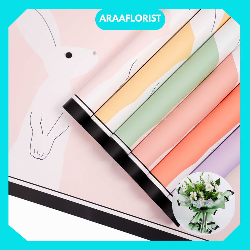 

KB108 Kertas Buket Bunga Cellophane Flower Wrapping ANIMAL LUCU / Kertas Bungkus Kado