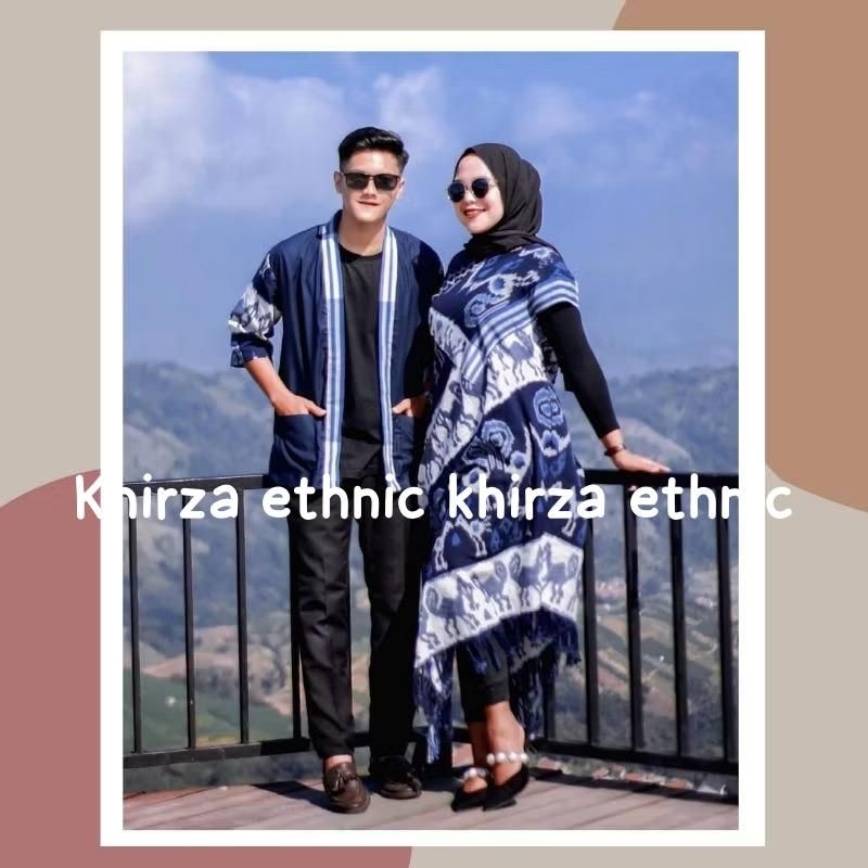 [ READY ] Set couple tenun - dress tenun - kimono tenun - couple tenun - set tenun - tenun jepara