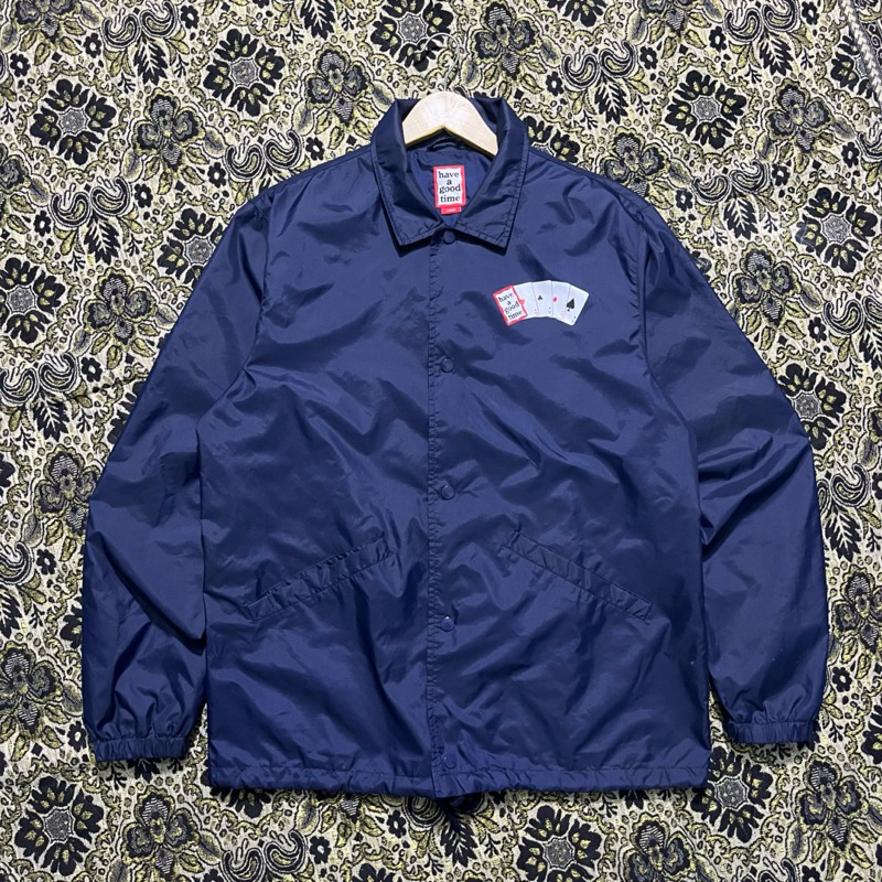 COACH JACKET HAVE A GOOD TIME