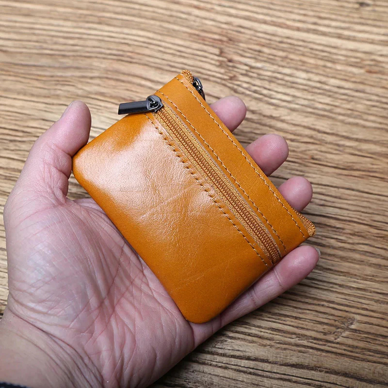 Dompet Koin Mini untuk PriaDompet Kulit Sapi