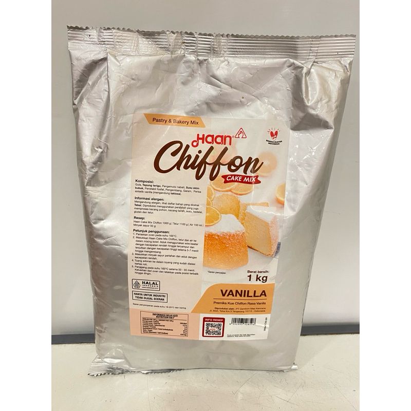 

Haan Chiffon Cake Mix Vanila 1kg