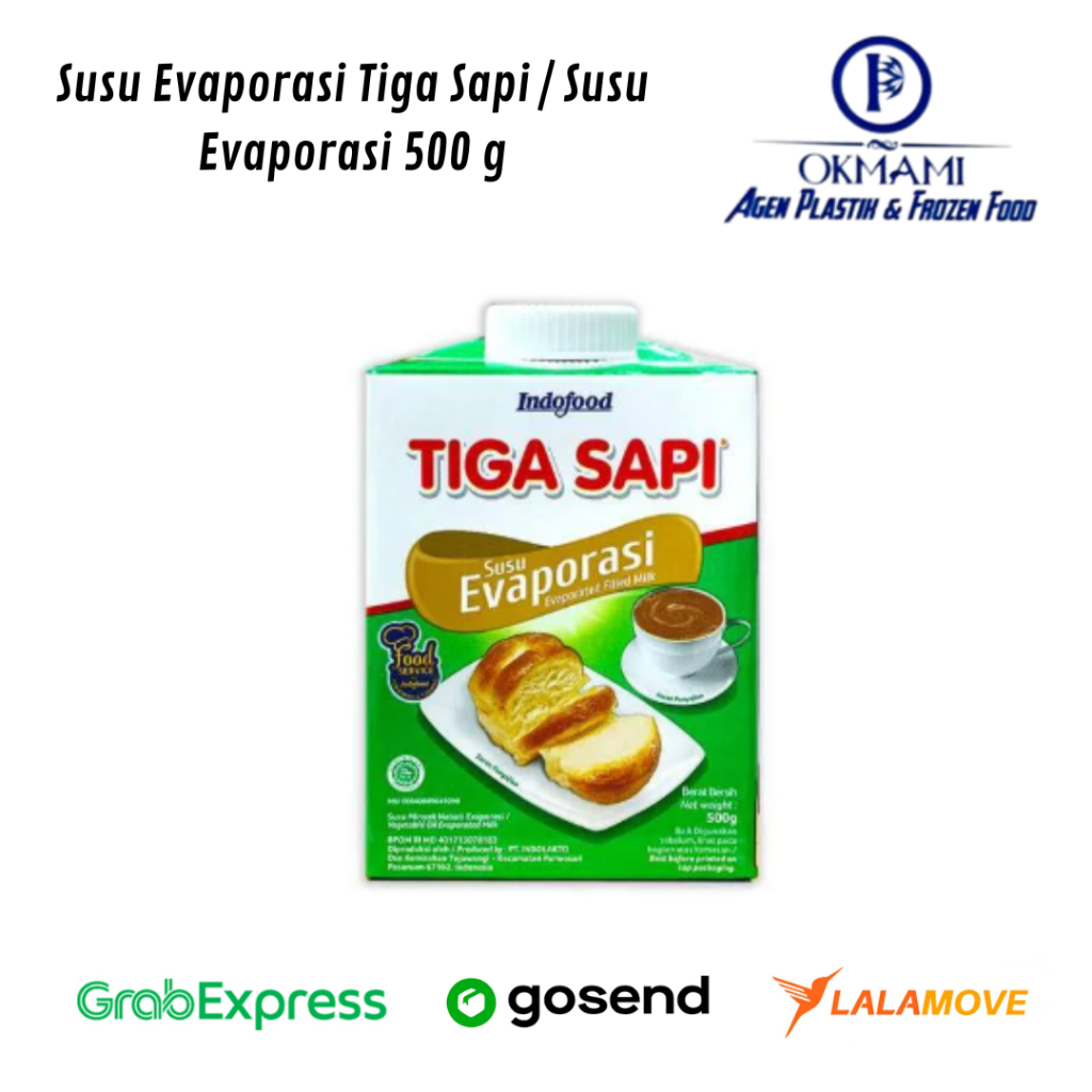

Susu Evaporasi Tiga Sapi 500 g / Evaporated Filled Milk