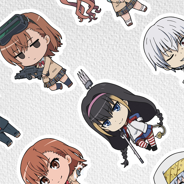 

[ VINYL & CHROMO 7 CM] ANIME cetak stiker Game/STIKER MURAH TEMA ANIME MAGICAL INDEX /murah/stiker medium