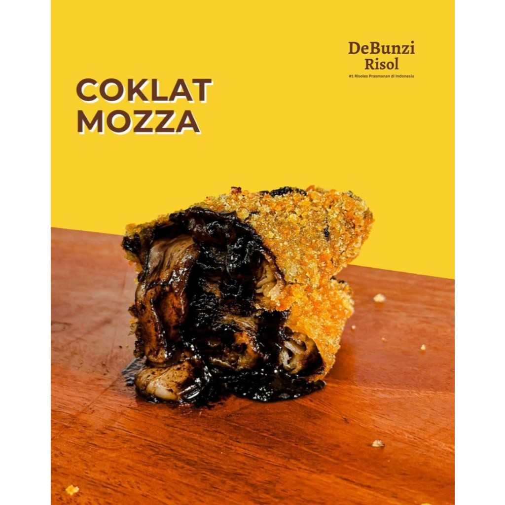 

DEBUNZI RISOL RISOLES COKLAT MOZARELLA ISI 5 Oleh oleh Bandung Debunzi Risol