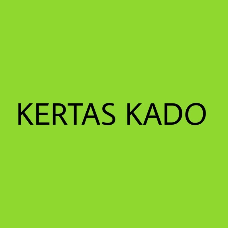 

Kertas Kado Tambahan Packing