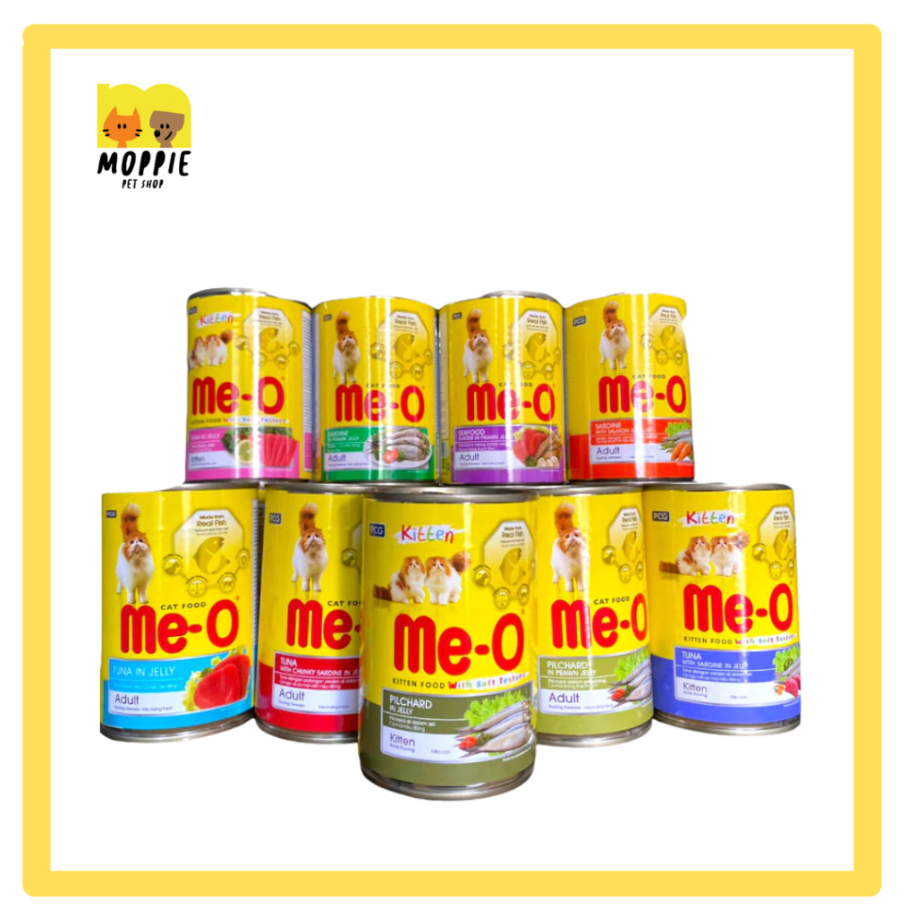 Meo Wet Food Kaleng 400gr Makanan Kucing Basah Wet Food Cat