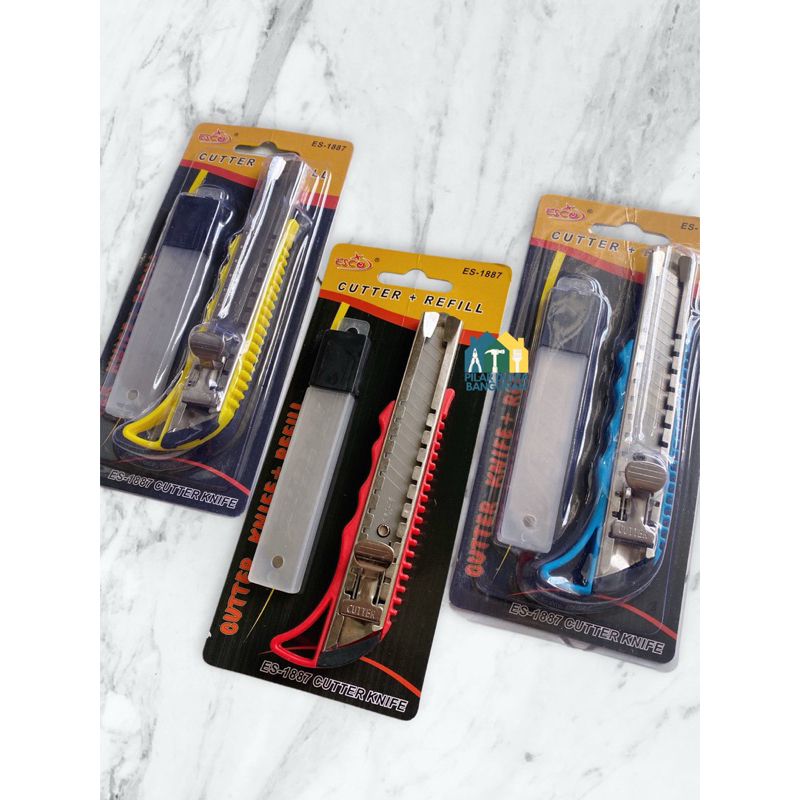 

Pisau Cutter + Refill Isi Cutter