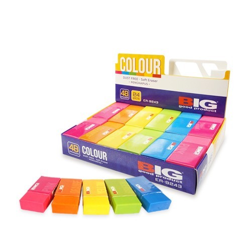 

24 PCS PENGHAPUS WARNA BIG 9243 / 1 PACK