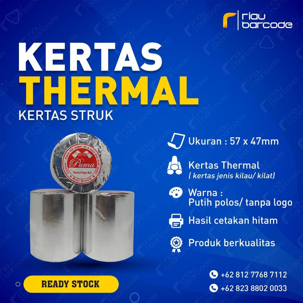 

kertas struk termal 57x47 thermal kasir BRILINK edc antrian atm cafe resto supermarket