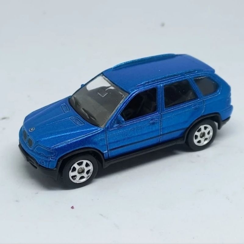 welly nex bmw x5 gen1 blue loose diecast 1/64 loose diecast (t)
