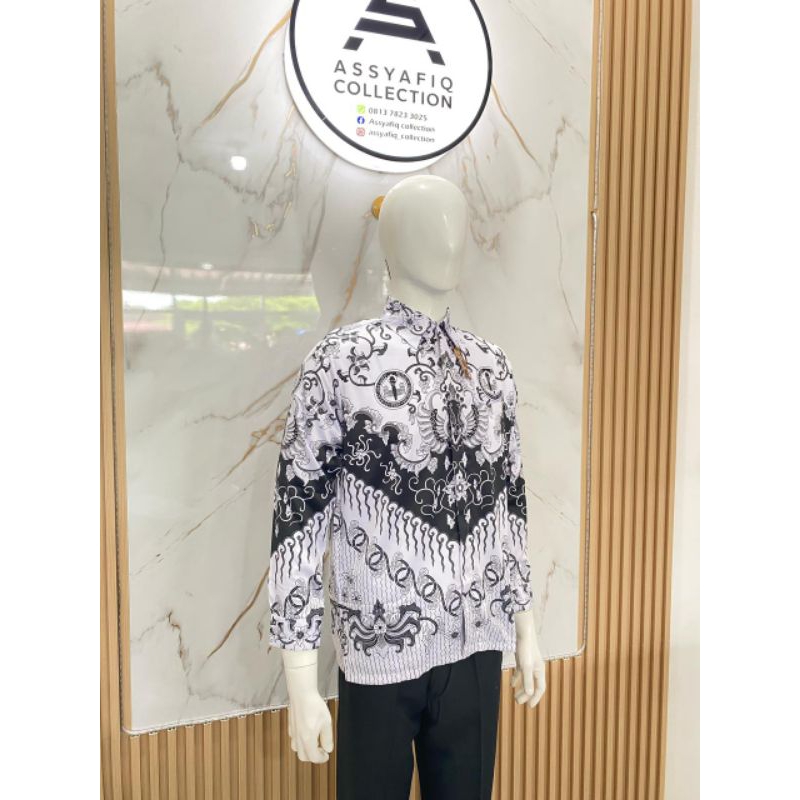Baju Batik PGRI Seragam Guru/PNS PDH Pria dan Wanita