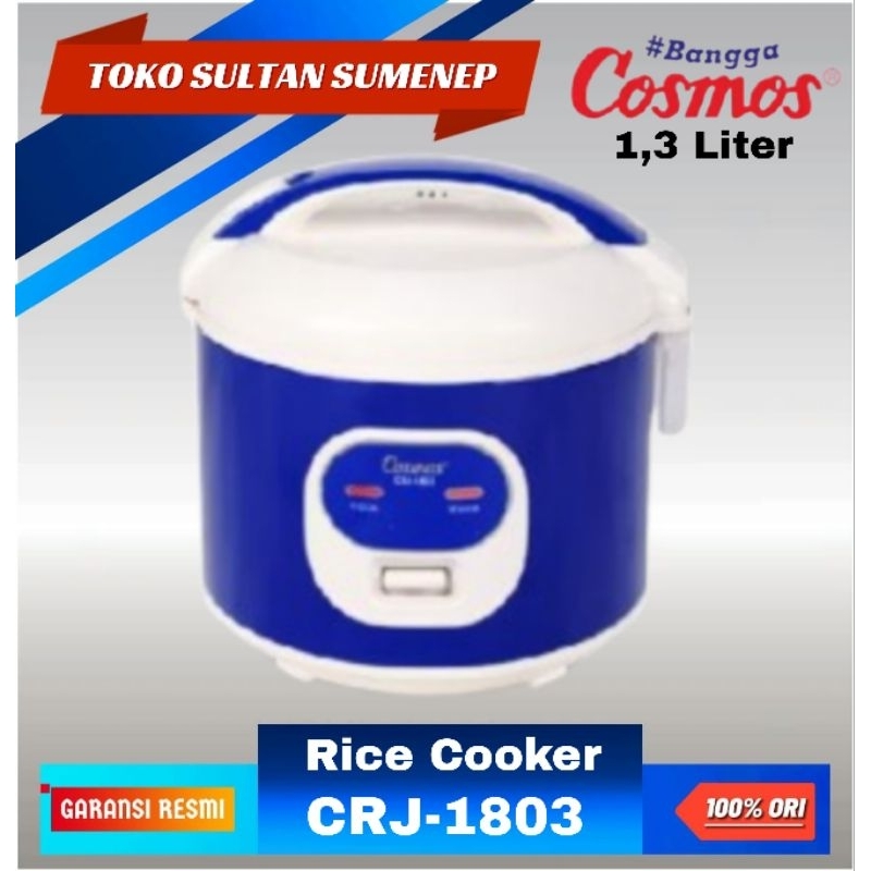 COSMOS Rice Cooker CRJ-1803 Kapasitas 1,3 Liter