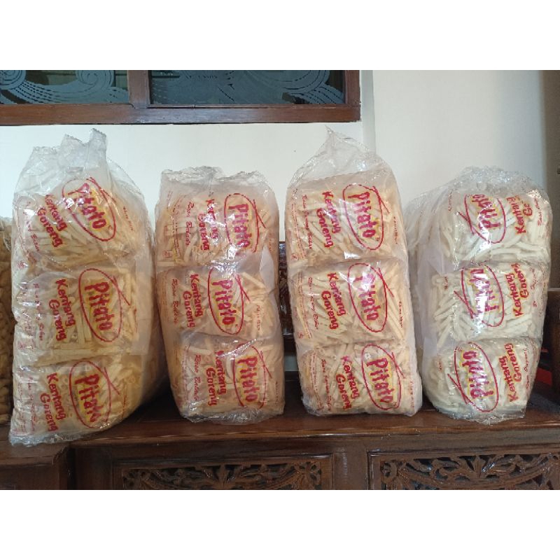 

Pitato Stik Kentang Goreng Potato Snack Balado Original Jagung Bakar 250 gram