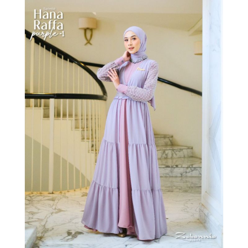 Hanna Dress Set Pashmina by Zabannia
