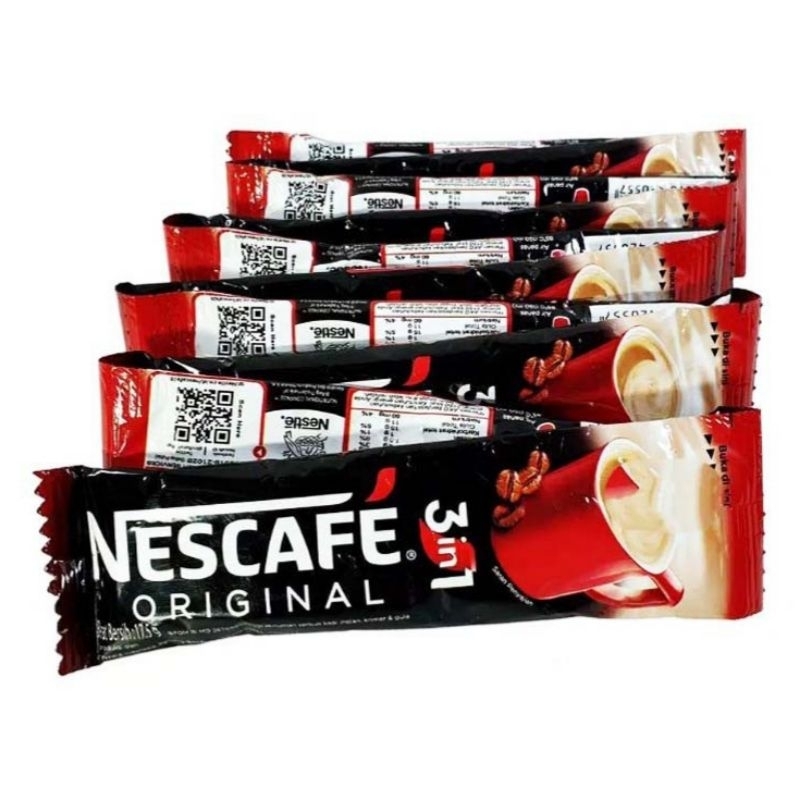 

NESCAFE KOPI ORIGINAL 3 IN 1 SACHET 17,5gr RENTENG isi 10