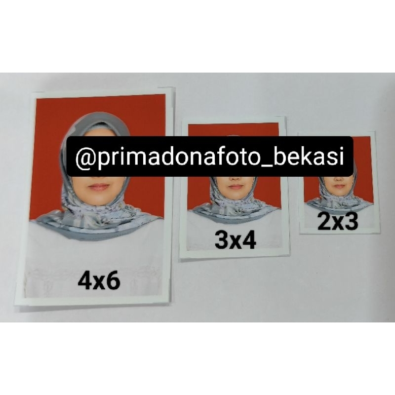 Cetak Pas Foto Ukuran 4x6 paper original Fujifilm