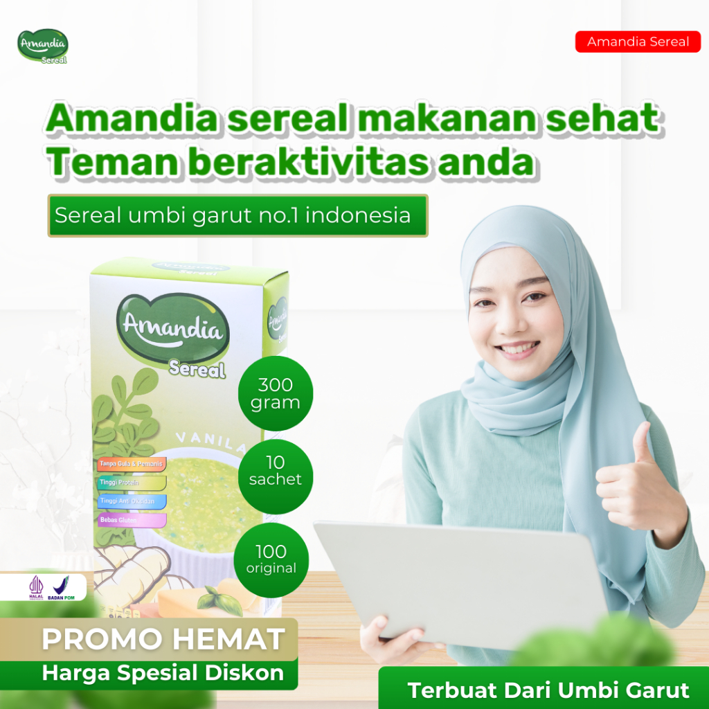 

Sereal Sehat Amandia Teman Untuk Beraktivitas Anda kemasan 300 gram