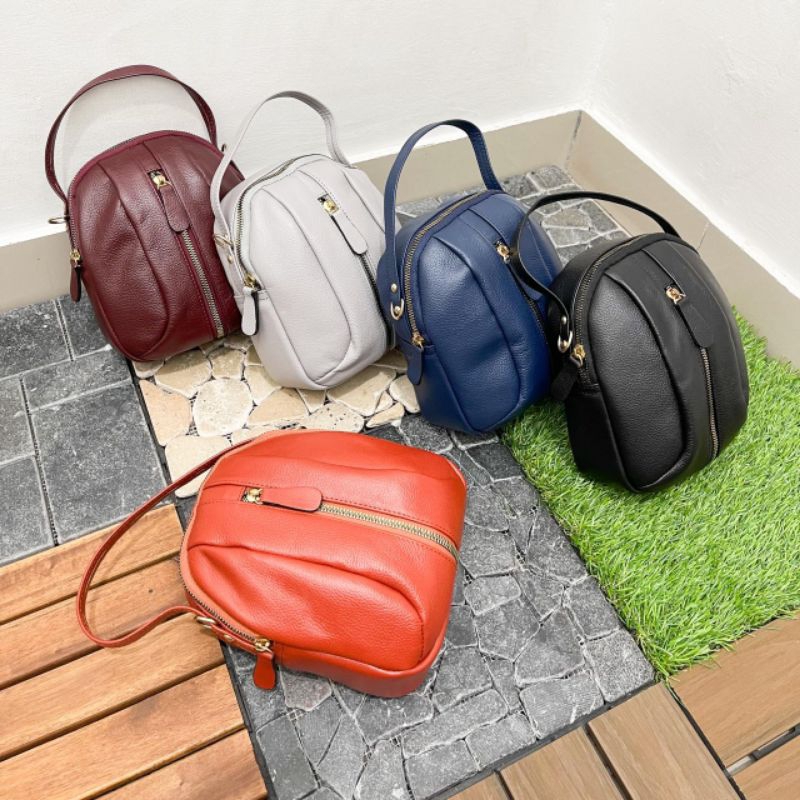 Tas Kulit asli wanita Tas hp papirut