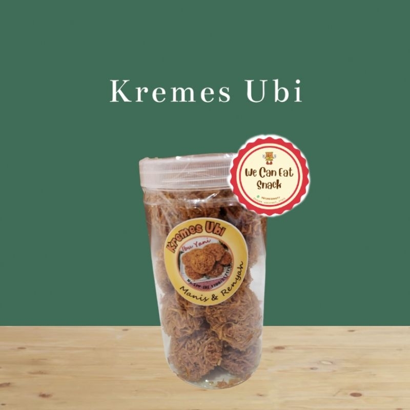 

Kremes Ubi Gula Merah Manis Renyah Toples