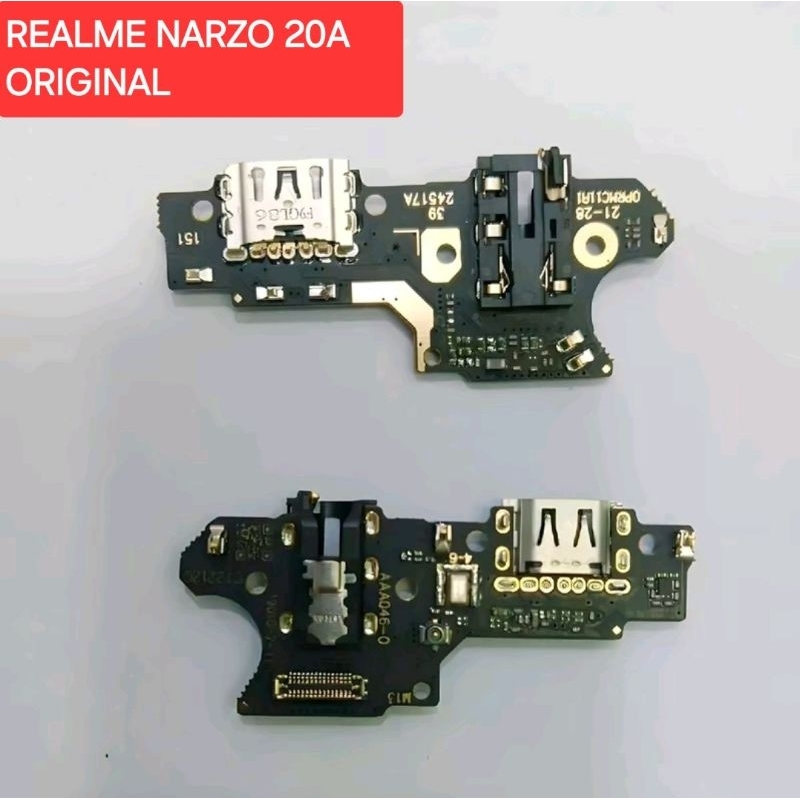 PAPAN CAS / CONNECTOR CHARGER REALME NARZO 20A ORIGINAL