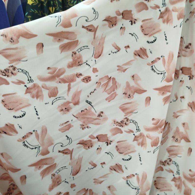 Bahan wolfis motif - kain wolfis import - bahan wolfis - kain wolfis - kain meteran - bahan eceran -