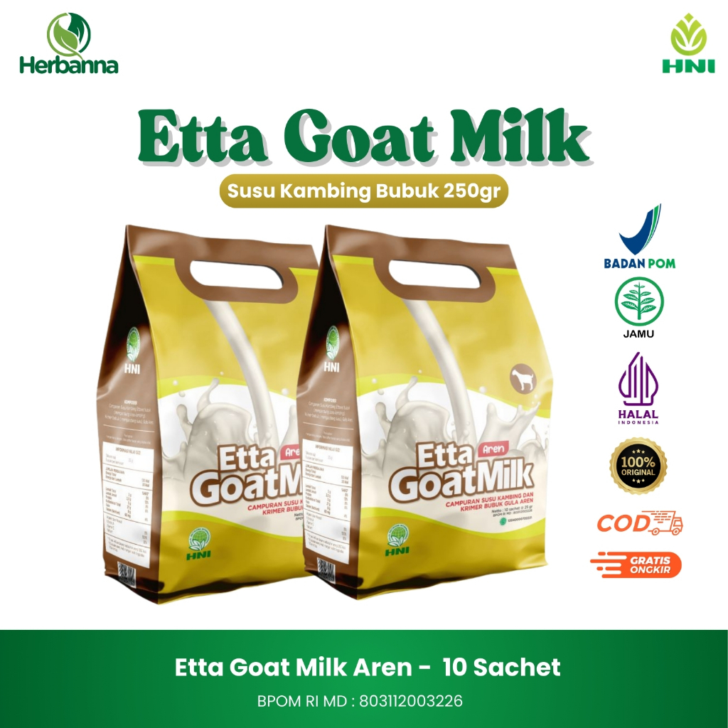

Etta Goat Milk Aren / Etta Goat Milk (EGM) Rasa Aren - HNI HPAI