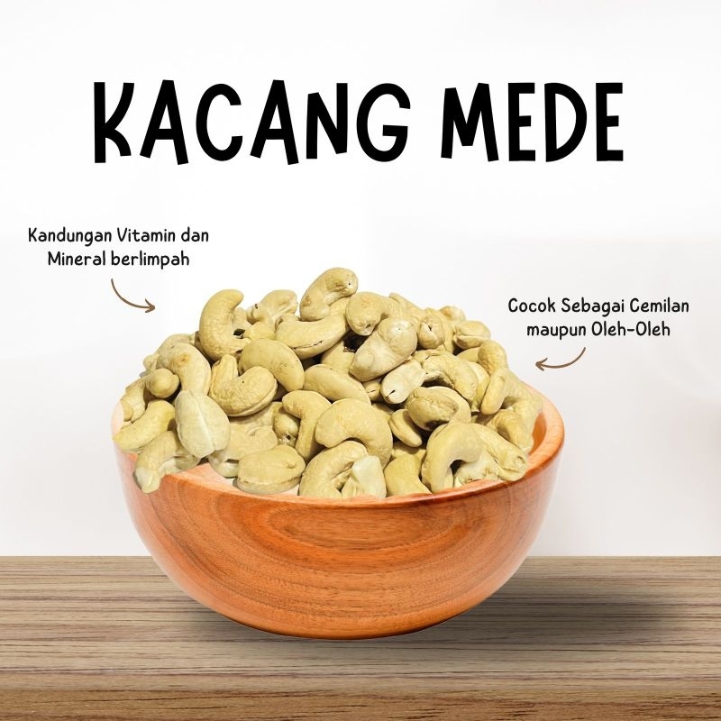 

Kacang mede mentah kering 100 gram mette mete mente