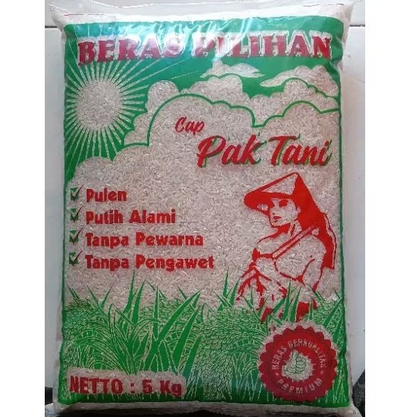 

Beras Cap Pak Tani 5kg