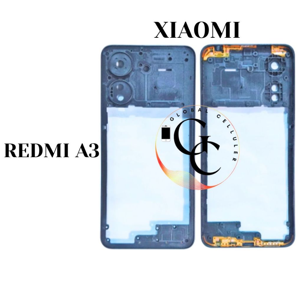 Bezel Xiaomi Redmi 13C Original (Tulang Samping penutup mesin)