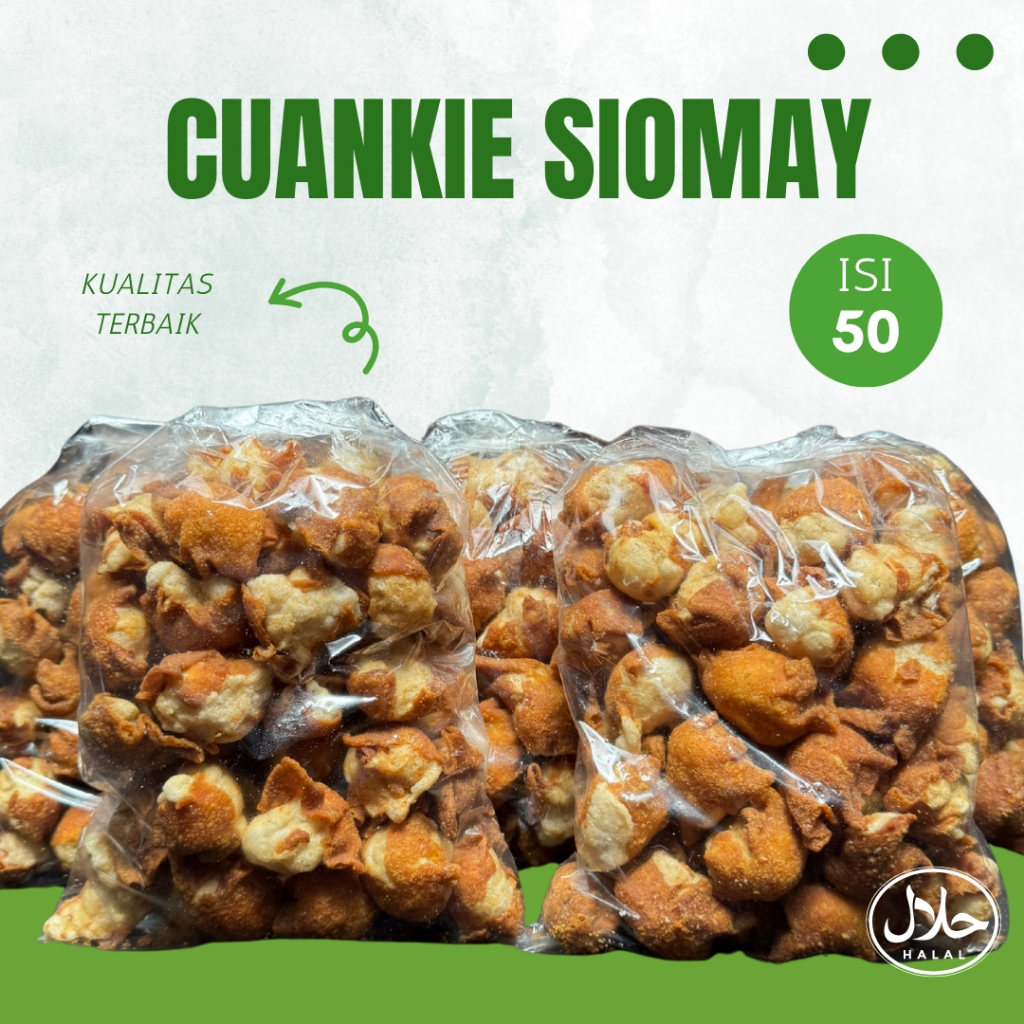 

Termurah Cuanki siomay Toping Isi 50 Pcs Biji Khas Garut Bisa Cod