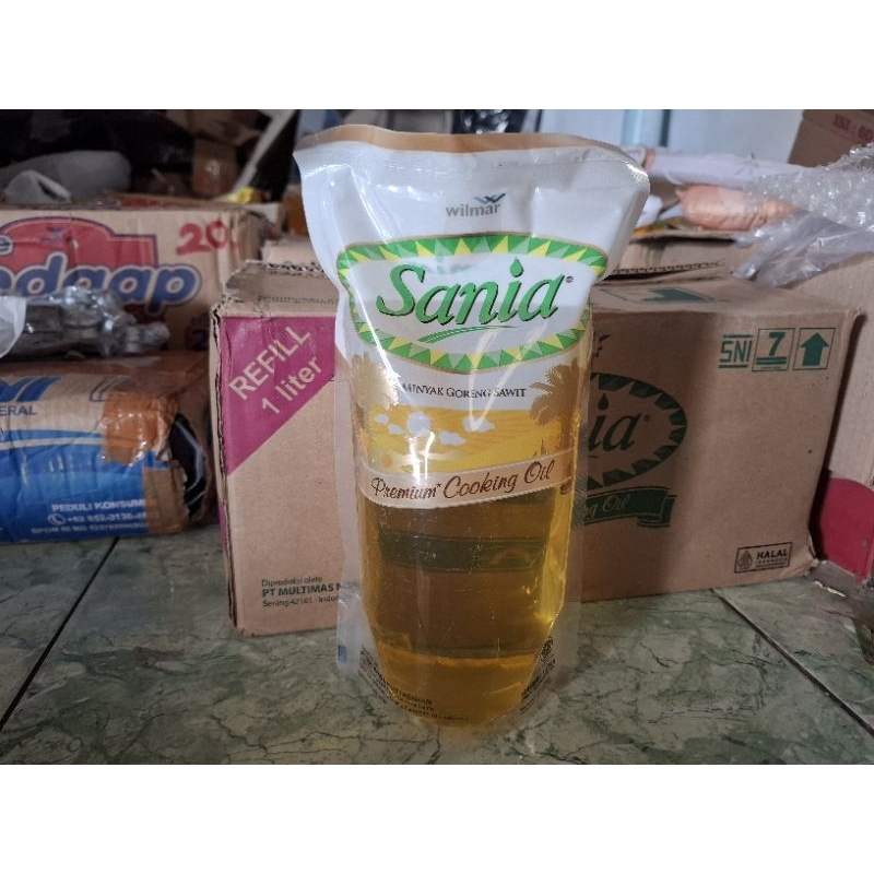 

Minyak Goreng Sania 1 Liter Refill