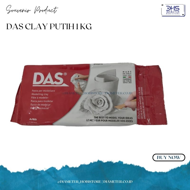 DAS CLAY PUTIH 1 KG