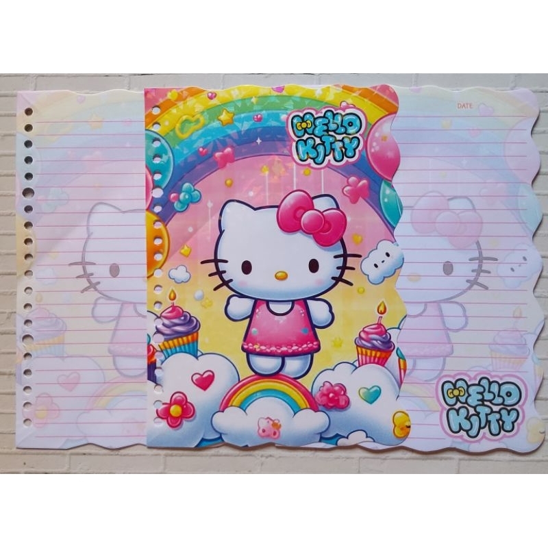 

20 LEMBAR ISI BINDER A5 HELLO KITY/ 20 LUBANG