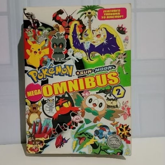 Buku Pokemon Sun and Moon Mega Omnibus Volume 2 Shogakukan Asia English Preloved