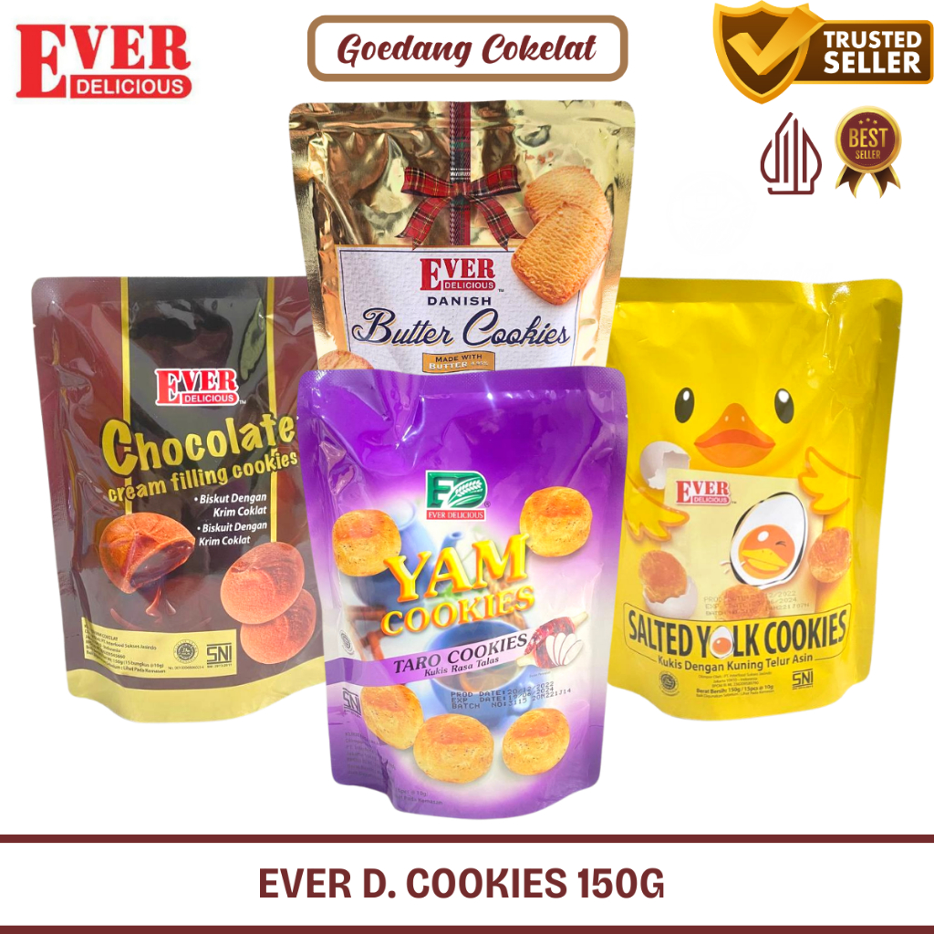 

Ever Delicious Cookies Chocolate Salted Yolk Yam Butter Cookies 150gr