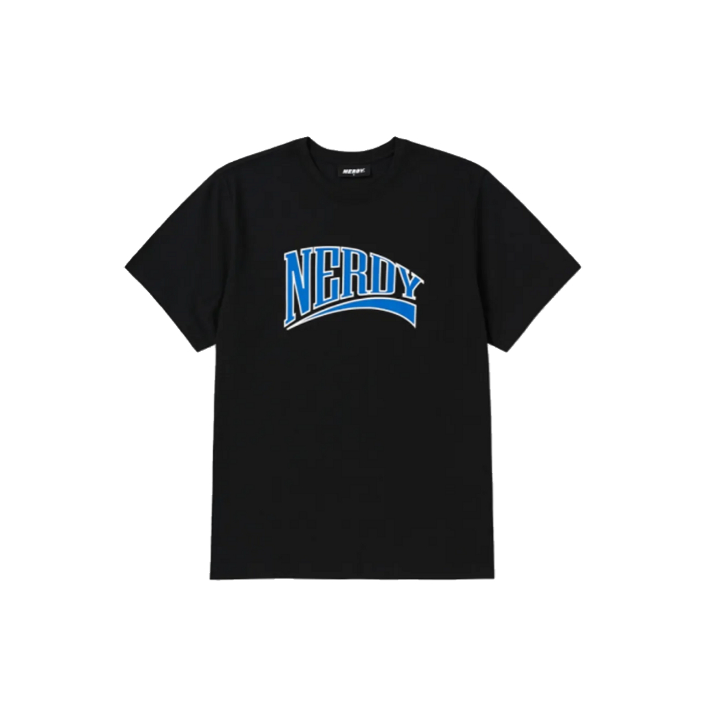 Nerdy Big Arch Logo Short Sleeve T-Shirt Black