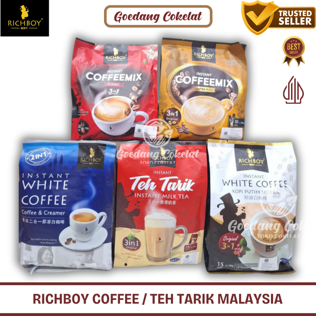 

RICHBOY Coffeemix Classic Extra Rich White Coffee Teh Tarik (3In1) (2In1)