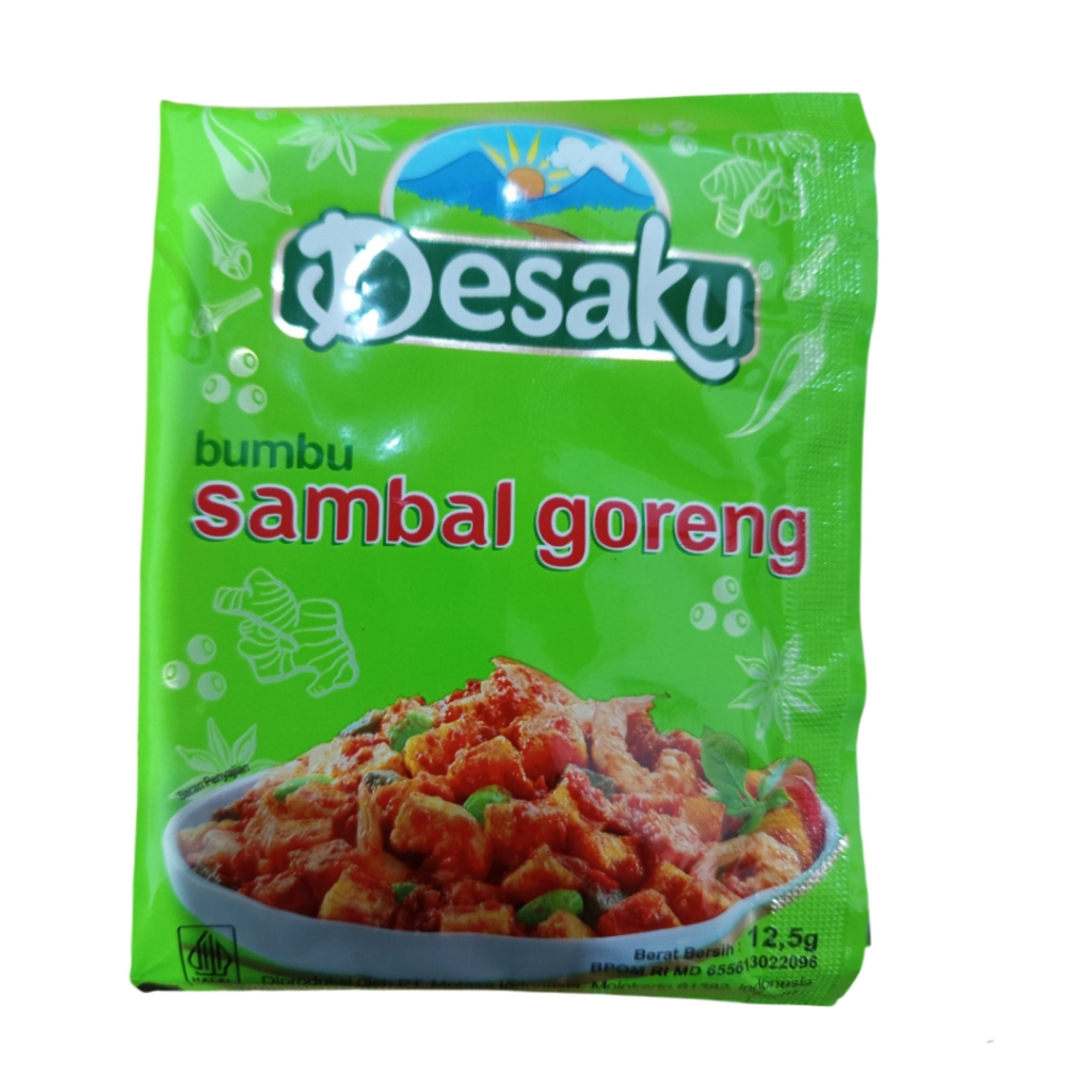 

Desaku Bumbu Sambal Goreng 12,5 Gram Instan Pkt 1 Rtg (10Sachet) Bubuk Pedas
