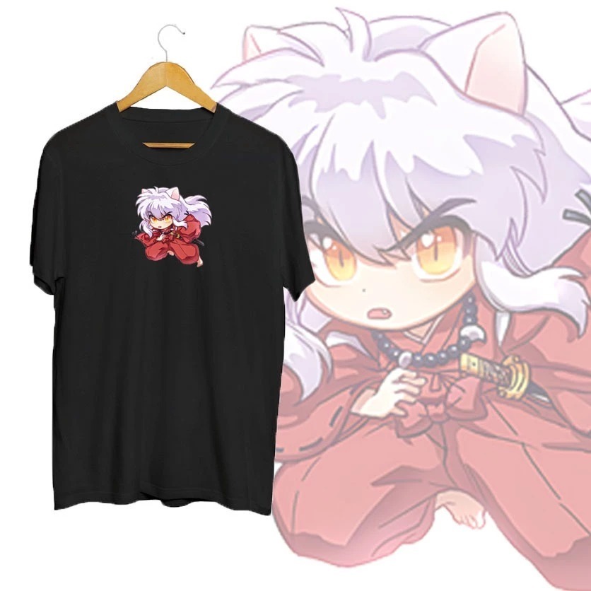 6.6 KAOS OVERSIZE INUYASHA T-SHIRT / Kaos Anime Inuyasha
